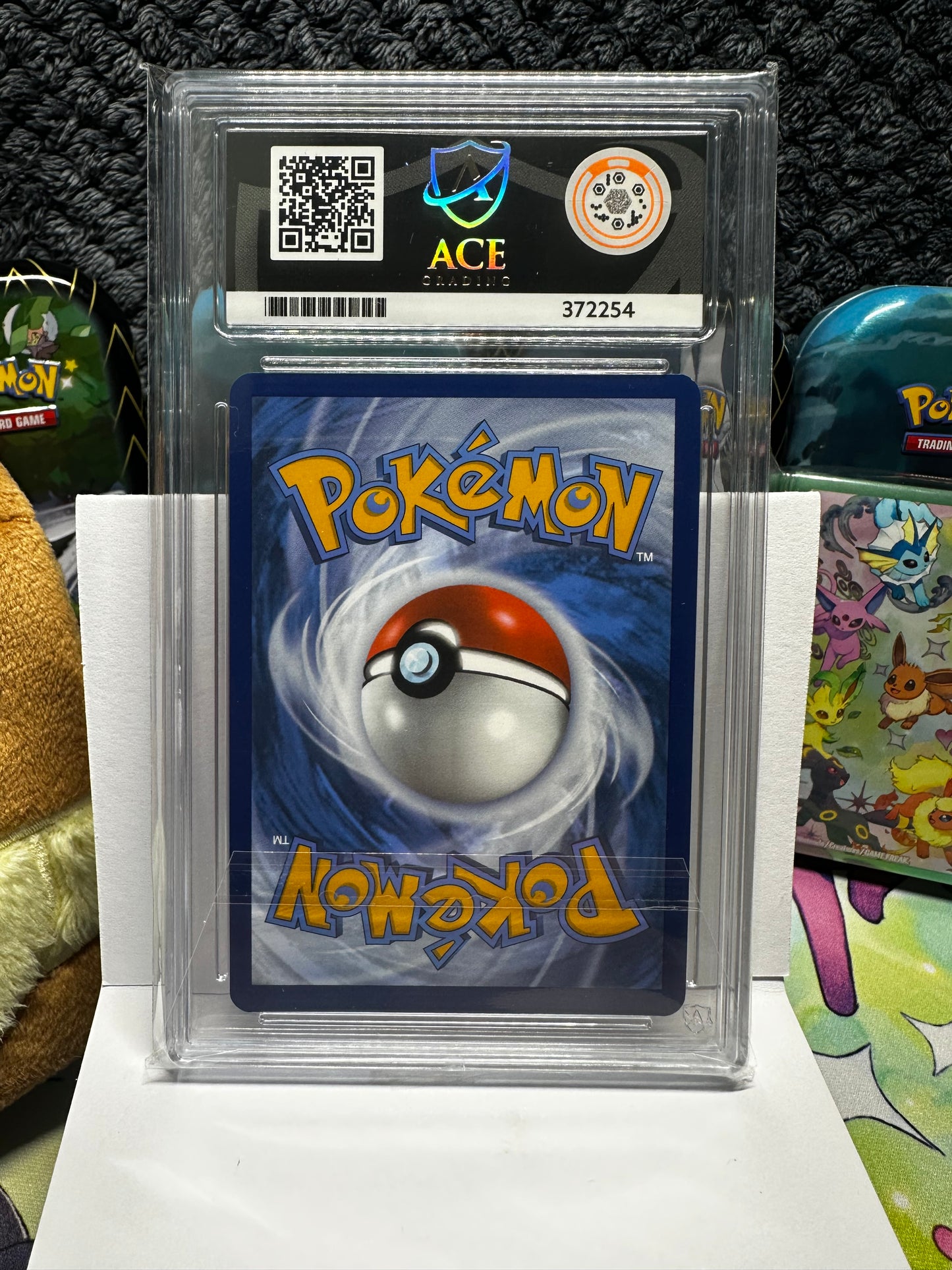 Eevee EX (SPECIAL ILLUSTRATION RARE) : 174/131 PRISMATIC EVOLUTIONS PROMO - ACE GRADING - Graded Card - 9 MINT