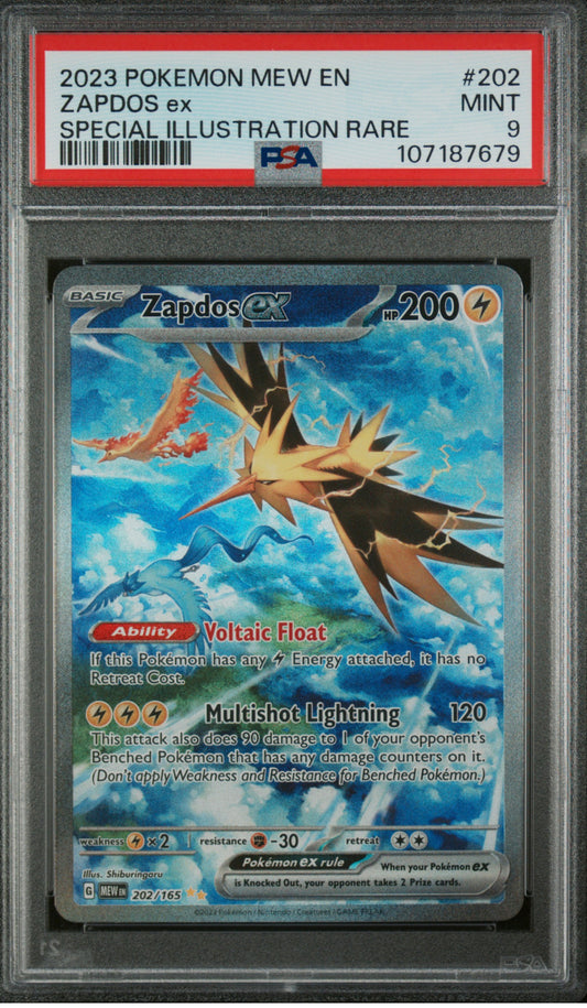 Zapdos 202/165 - PSA - MINT 9